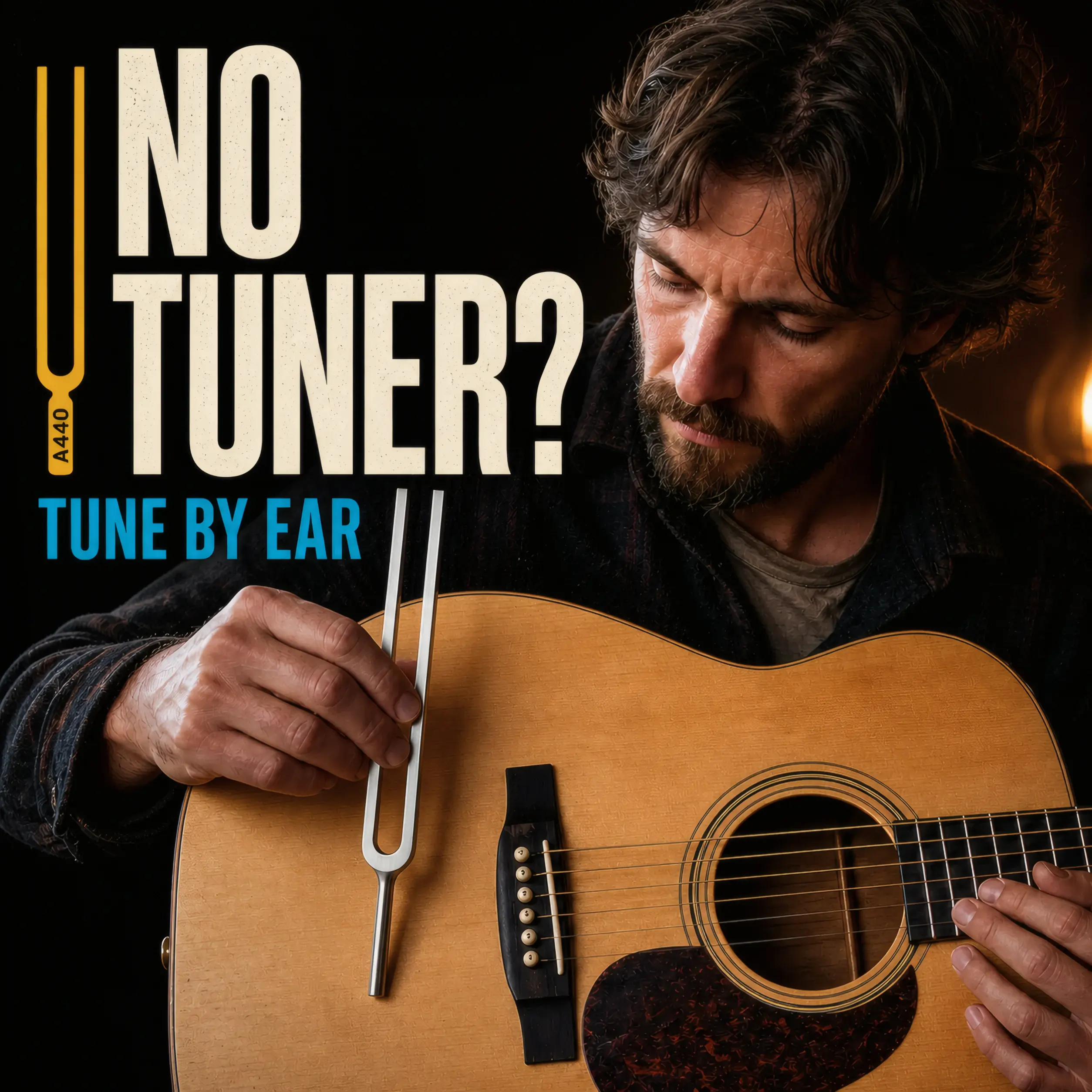 How to Tune a Guitar Without a Tuner